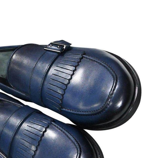 Marco Marinelli en cuir - Chaussure pour homme - Bleu