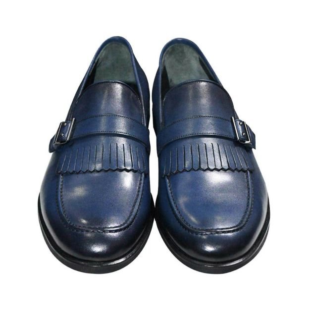 Marco Marinelli en cuir - Chaussure pour homme - Bleu